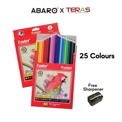ABARO X TERAS CP-FP388 25L Faster Colour Pencil  